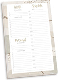 bloom daily planners Timed Work & Personal To Do List Planning Pad by bloomdailyplanners