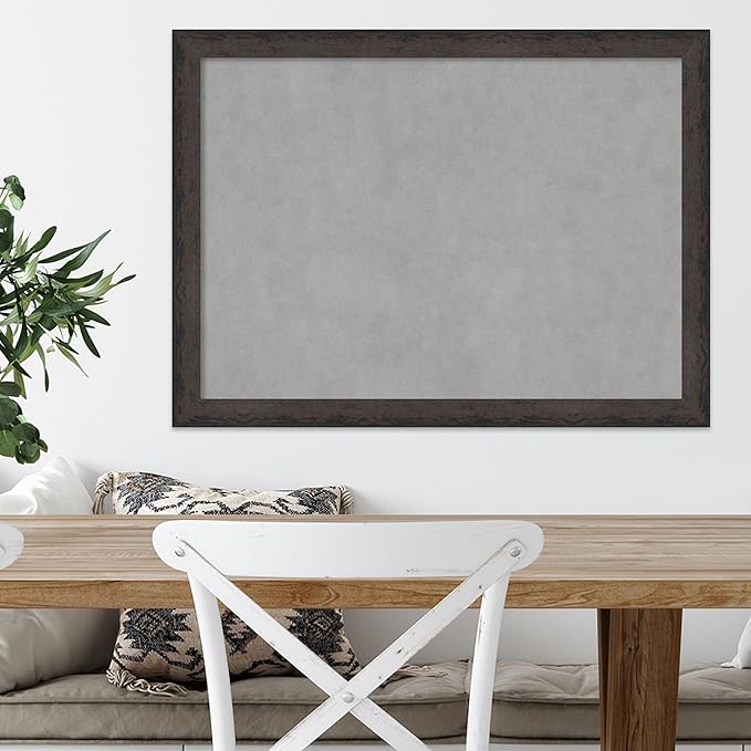 Amanti Art Black Framed Magnetic Board 23x31 Medium Vision Board - Image 5