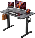 ErGear Small Height Adjustable Electric Standing Desk, 40 x 24 Inches Sit Stand by ErGear