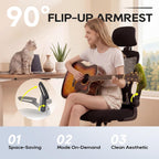 ergonomic office chair for lower back relief, 4-way, package contents