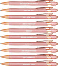10pcs Inspirational Quotes Rose Gold Pens Set Fashion Design Novelty Pens Funny by Unknown