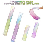4 Pcs Flexible Ruler, Cute Bendable Flexible - Image 7