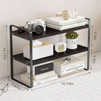 SIDIANBAN Desktop Organizer Shelf Office Storage Rack Computer Desk Bookshelf - Image 8