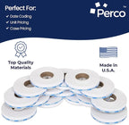 Perco Blue Reverse Print on White Grocery Labels to fit Monarch 1110 Price Gun - Image 3