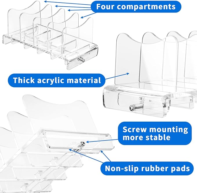 CaSZLUTION Acrylic Multi Device Organizer Stand Base - Image 6