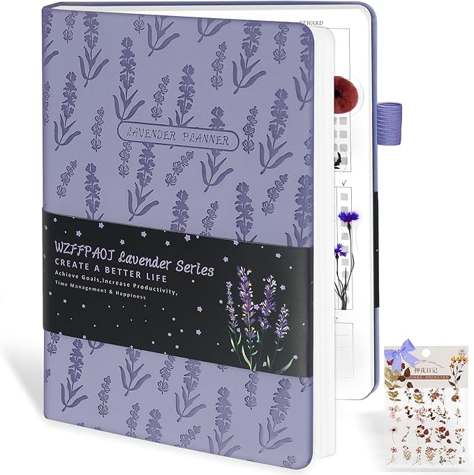 Undated Luxurious Weekly & Monthly Planner to Increase Productivity Hit Your by WZFFPAOJ
