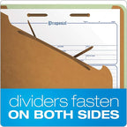 Pendaflex Recycled Classification File Folders, 2 Dividers, 2/5 Tab Cut - Image 4