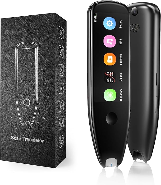 X5 Pro Translation Pen Scanner, Reader Pen Text to Speech Device by BERLANCHE