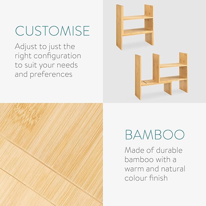 Navaris Desk Organizer Shelf Unit - Image 6