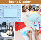 Silunkia 100 Sheets Blue Shimmer Cardstock 8.5 x 11 Certificate Paper, 75lb - Image 7