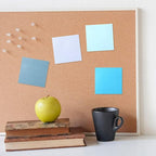 Thenshop 12 Pads Blue Sticky Notes 3''x3'', Self Stick Notes Pads Blue Office - Image 6