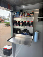 universal trailer and garage organizer kit, aluminum storage, view 9