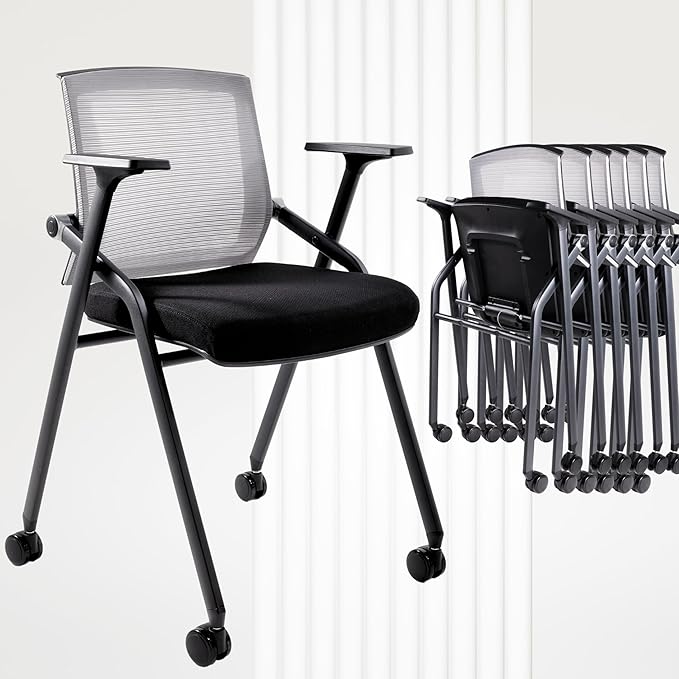 BLANEDUO Conference Room Chairs, Folding Office Desk Chair by BLANEDUO