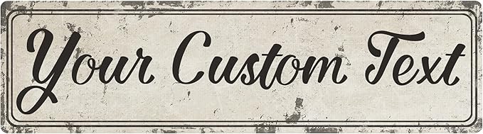 The Sign Shoppe Rustic Custom Metal Sign by TheSignShoppe