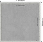 Amanti Art Silver Framed Magnetic Board 21x21 Medium Vision Board - Image 4