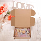 PHAREGE 9x6x4 inch Shipping Boxes 6 Pack Brown, Tab Lock Tuck Top Mailer Boxes - Image 3