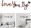 Home Decor Brown Love You Bye Wood Sign Boho Decor Wall Decor Express Love and by BADAO