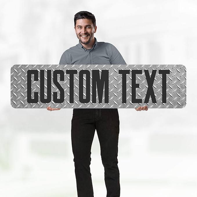 Custom Sign, Custom Street Sign, 11 Font Colors, 13 Font Styles, 4 Hole Options - Image 2