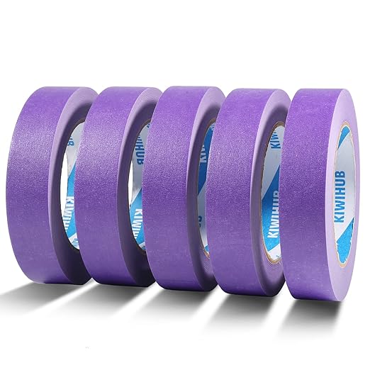 KIWIHUB Purple Painters Tape, DIY Crafting, Decoration and School Projects by KIWIHUB