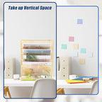 EASEPRES Desk File Organizer Mesh 6-Tier, Hanging Wall Mount Document - Image 2