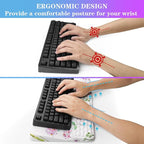 Computer Keyboard Stand with Wrist Rest, Ergonomic Tilted Keyboard Holder - Image 3