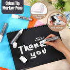 Fuutreo 10 Pack Jumbo Permanent Markers Bulk Large Chisel Tip Permanent Markers - Image 4