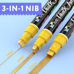 TFIVE Metallic Gold Liquid Chalk Markers - Image 3