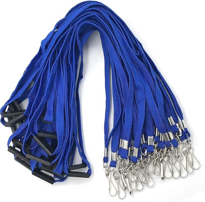 Bird Fiy Lanyards Safety Blue Lanyards Neck Flat Premium Breakaway Badge Lanyard by BirdFiy