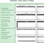 Clever Fox Planner Large – Undated Weekly & Monthly Planner - Image 5