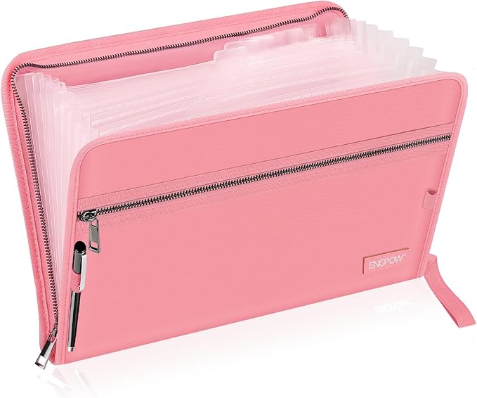 ENGPOW Accordion File Organizer, Fireproof 13 Pockets Expanding File Folder by ENGPOW