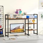 Snughome Desk Shelf, 44.9" Large Desktop Organizer Shelf, Desk Hutch - Image 2