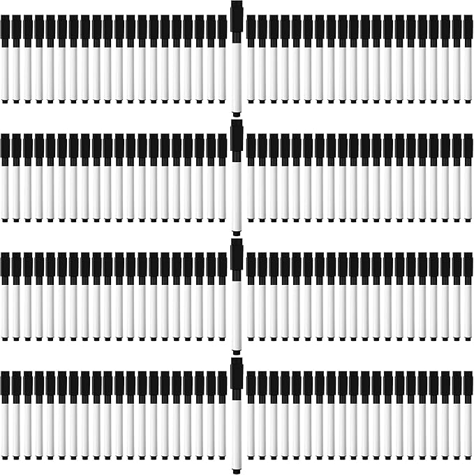 Kosiz 200 Pcs Magnetic Dry Erase Markers Fine Point Tip Whiteboard Markers by Kosiz