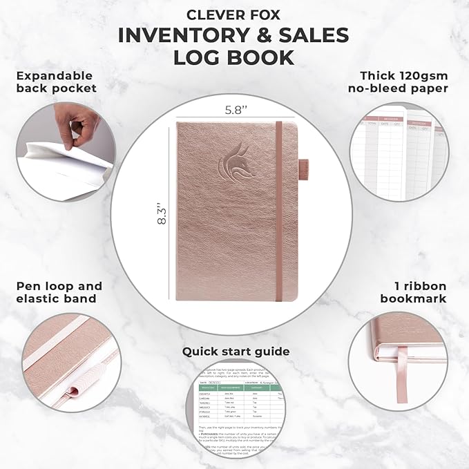 Clever Fox Inventory & Sales Log Book - Image 2