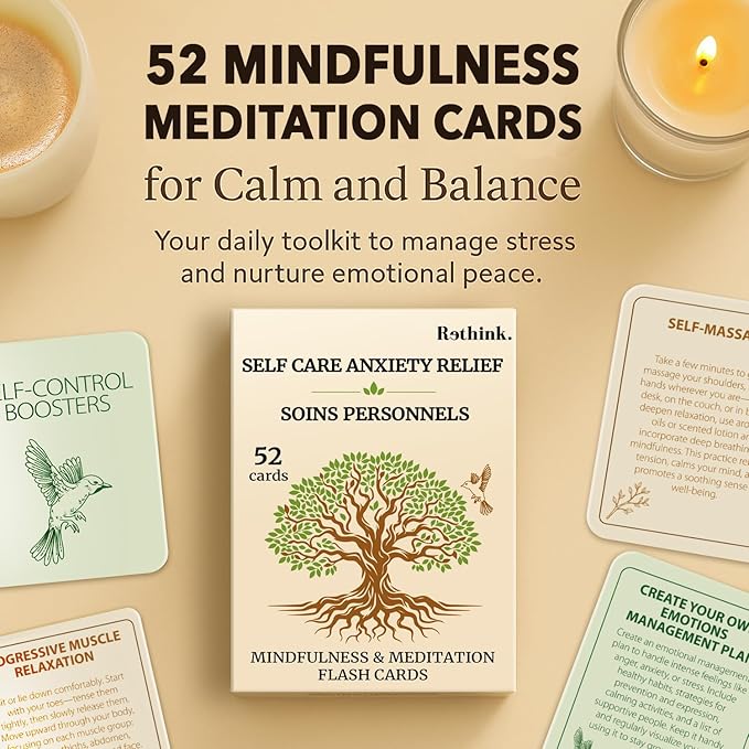 QUOKKA Self-Care & Anxiety Relief – 52 Mindfulness Cards - Image 2
