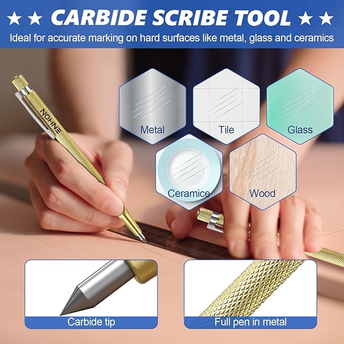 Hiboom 10 Pack Carpenter Pencils Mechanical Set, Construction Pencils - Image 5