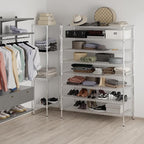 Regal Altair 24" Deep x 54" Wide x 74" Height Wire Shelving Kit | 8-Tier | NSF - Image 5