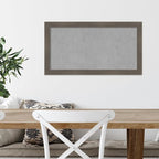 Amanti Art Grey Framed Magnetic Board 14x26 Small Vision Board - Image 5