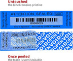ChtepTamper 100 Pieces Total Transfer Tamper-Evident Stickers Security Labels - Image 3