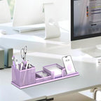 SUPEASY Pen Holder for Desk, 6 Piece Mesh Desk Organizer set for Office - Image 6