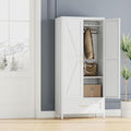SUPEER Metal Wardrobe Cabinet by SUPEER