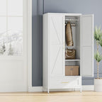 SUPEER Metal Wardrobe Cabinet by SUPEER