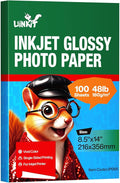 Uinkit Glossy Inkjet Photo Paper 8.5x14 Legal Size, 48lb 180gsm, 100 Sheets by UinkitHandicraftsandConservationSpecialist