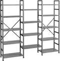 SUPERJARE Triple 5 Tier Bookshelf, Bookcase by SUPERJARE