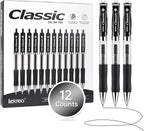 Lekreo Classic Retractable Gel Roller Pens, 0.7mm Fine Point by Unknown