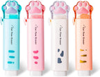PANDENNER Retractable Pencil Eraser, Cute Erasers, Cat Paw Eraser, Suitable by PANDENNER
