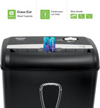 Aurora AU890XA 8-Sheet Crosscut Paper and Credit Card Shredder - Image 2
