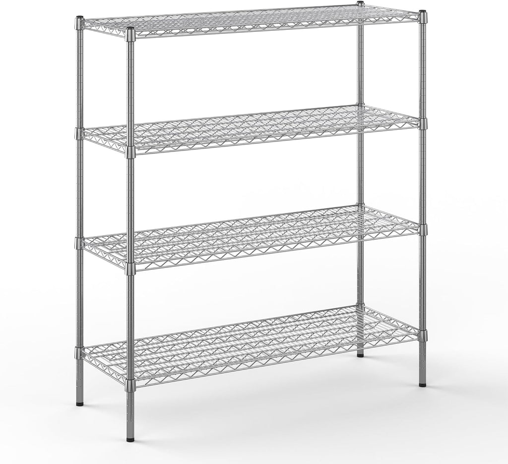 Regal Altair 18" Deep x 48" Wide x 54" Height Wire Shelving Kit | 4-Tier | NSF