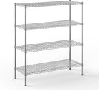 Regal Altair 18" Deep x 48" Wide x 54" Height Wire Shelving Kit | 4-Tier | NSF