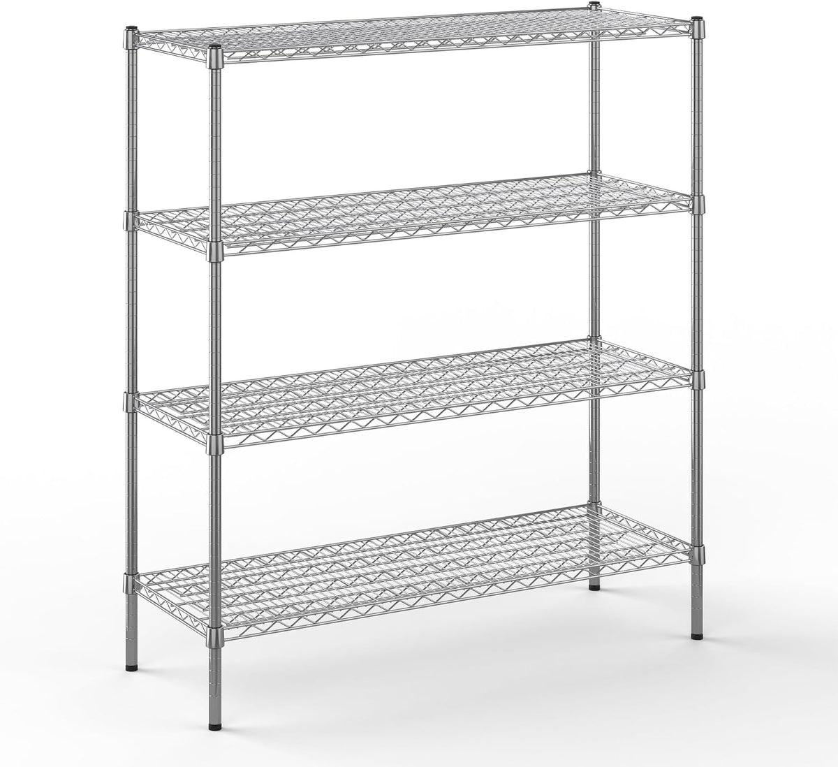 Regal Altair 18" Deep x 48" Wide x 54" Height Wire Shelving Kit | 4-Tier | NSF