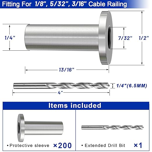 Steel DN Mate 200 Pack Stainless Steel Protector Sleeves - Image 2